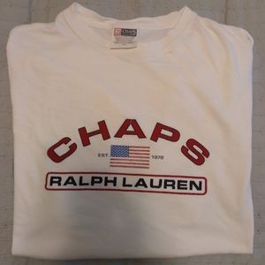 Chaps Ralph Lauren white tee shirt
